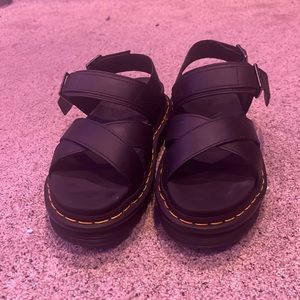 Dr. Martens Black Sandal, Women’s 8, Never worn